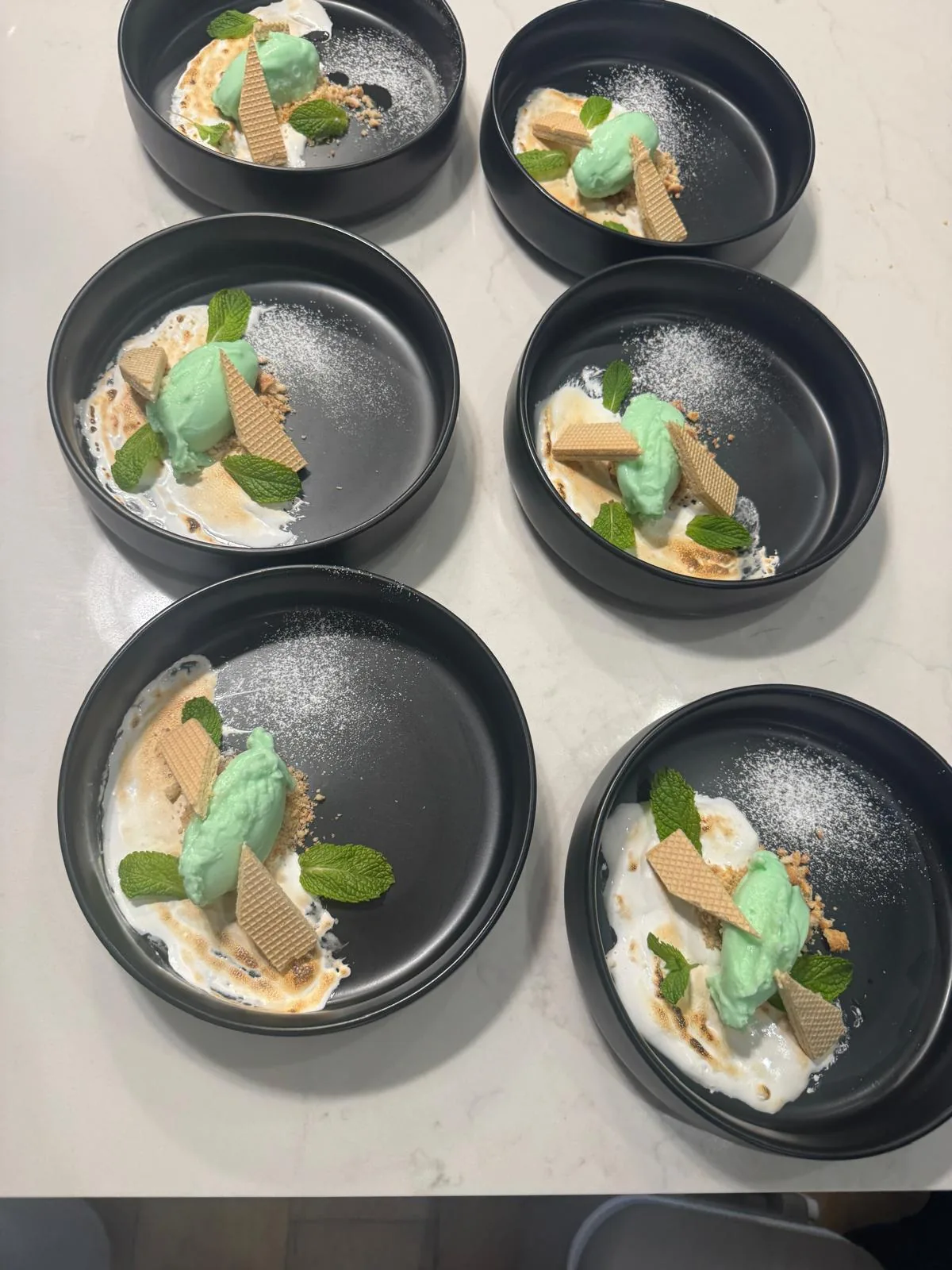 Dessert course prepared by a Platesfull vetted chef