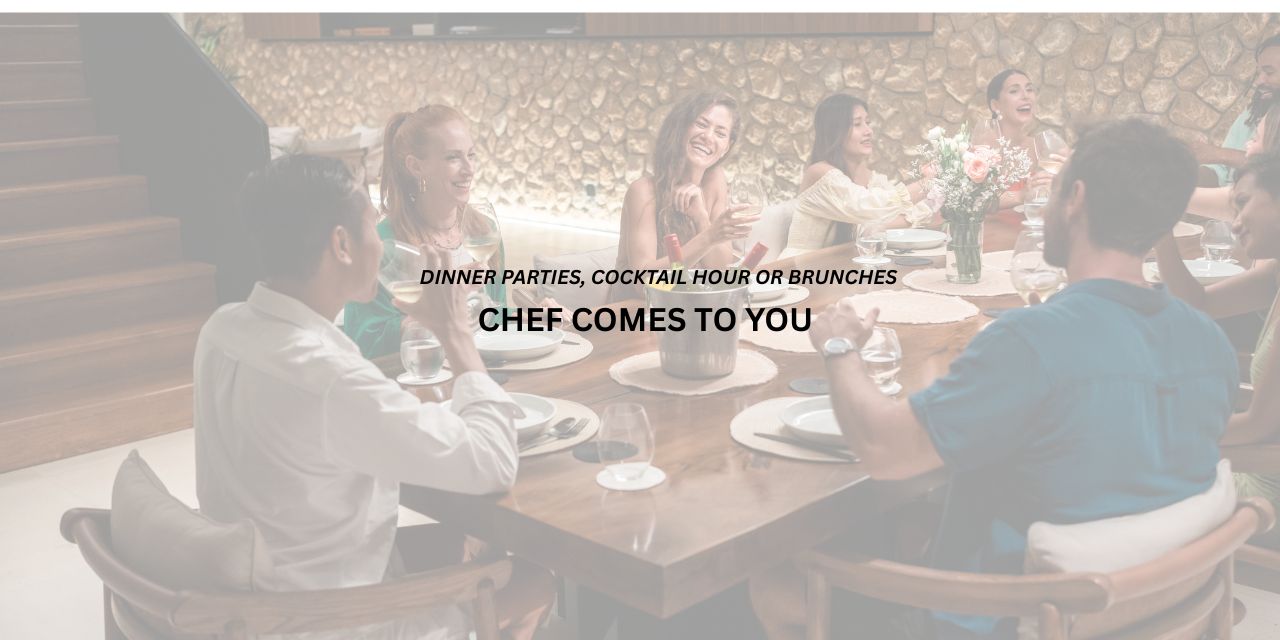 Hire a personal chef for in-home meal prep and custom dining