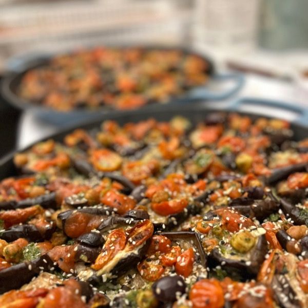 Party menu dish prepared by personal chef