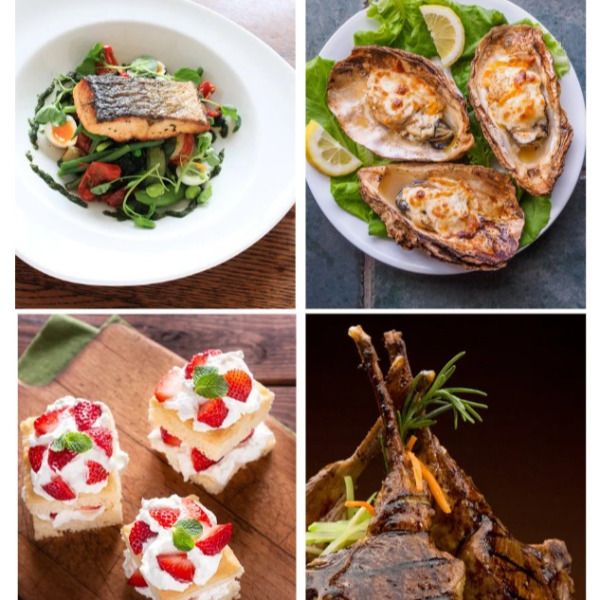 Party menu dish prepared by personal chef