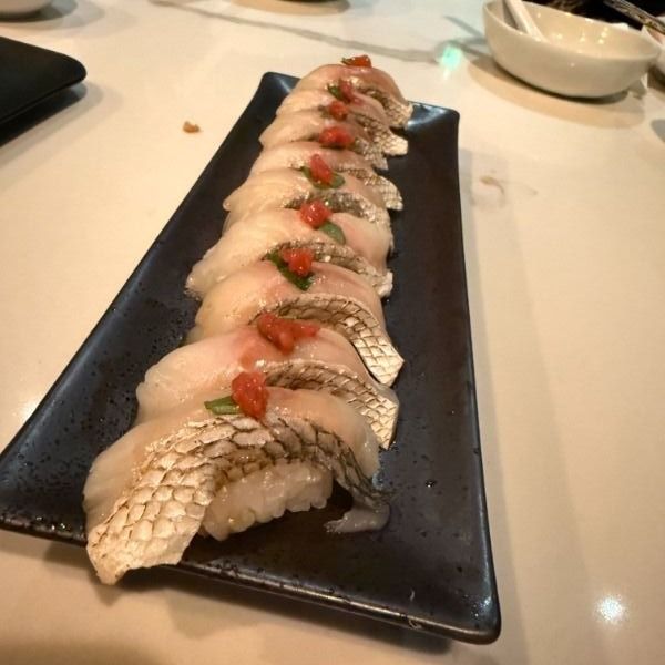 Party menu dish prepared by personal chef