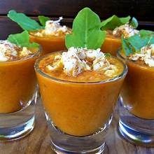 Party menu dish prepared by personal chef