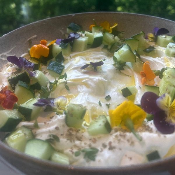 Party menu dish prepared by personal chef