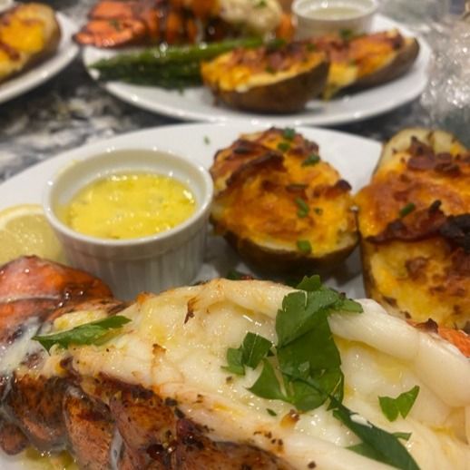Party menu dish prepared by personal chef