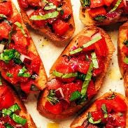 Party menu dish prepared by personal chef