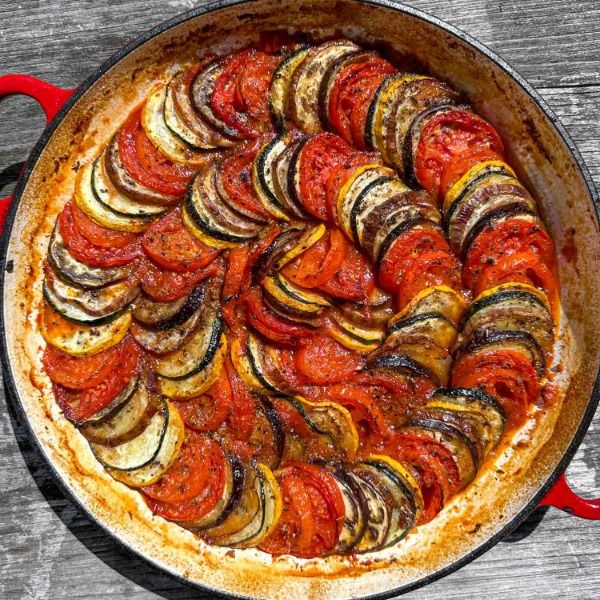 Party menu dish prepared by personal chef