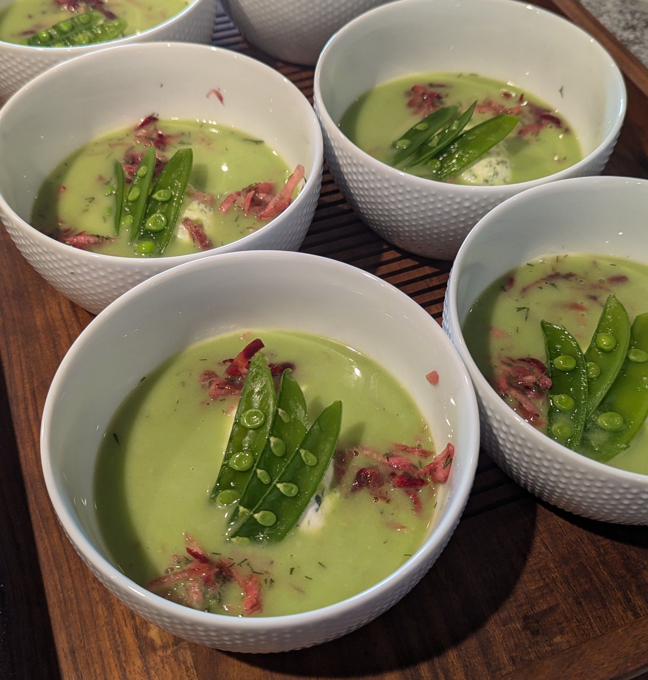 Party menu dish prepared by personal chef