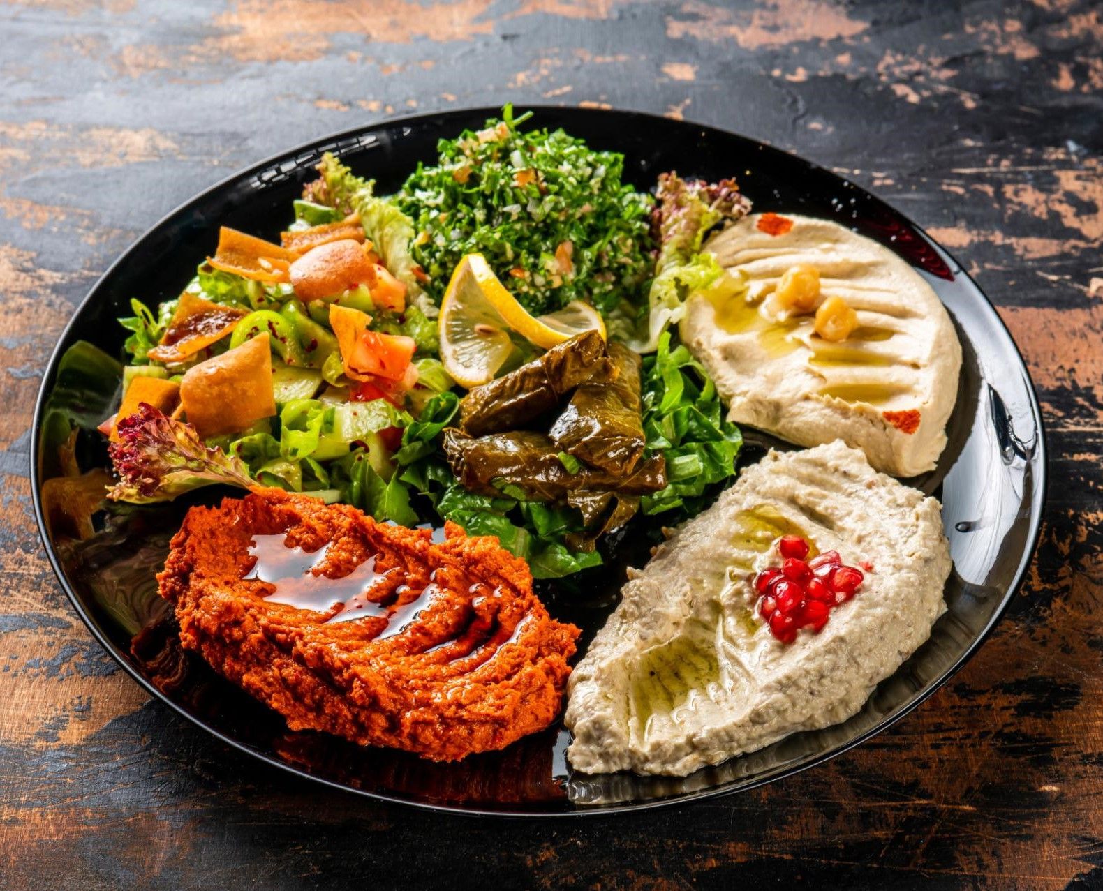 Party menu dish prepared by personal chef