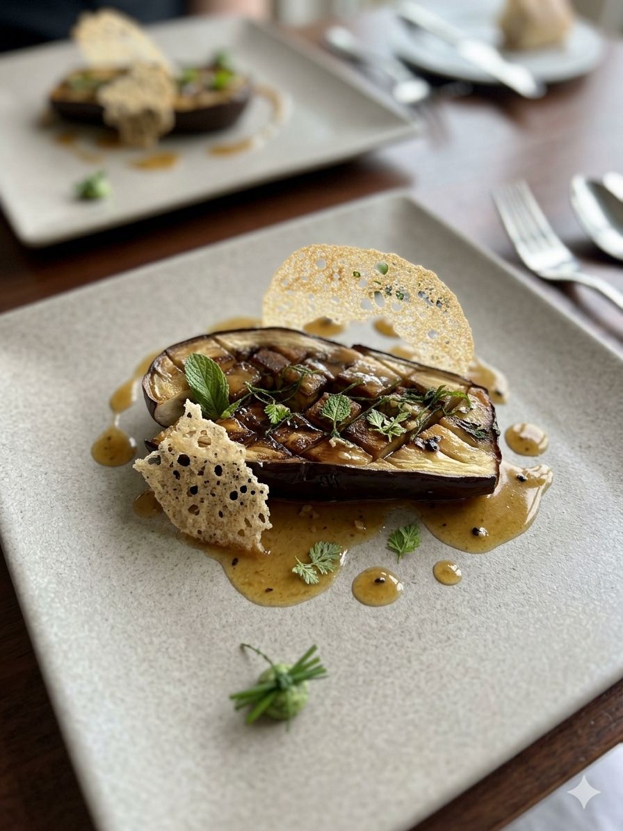 Party menu dish prepared by personal chef