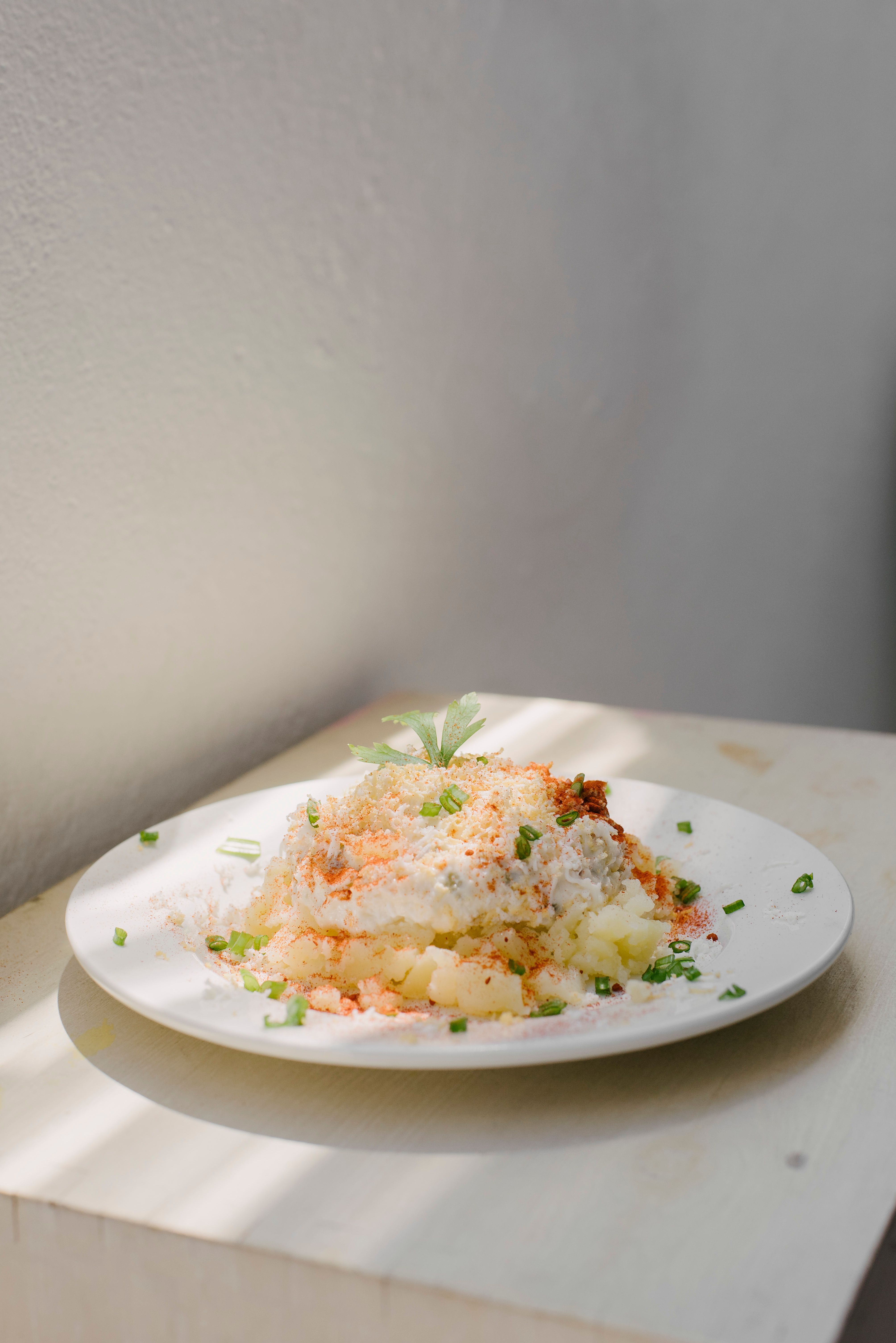 Party menu dish prepared by personal chef