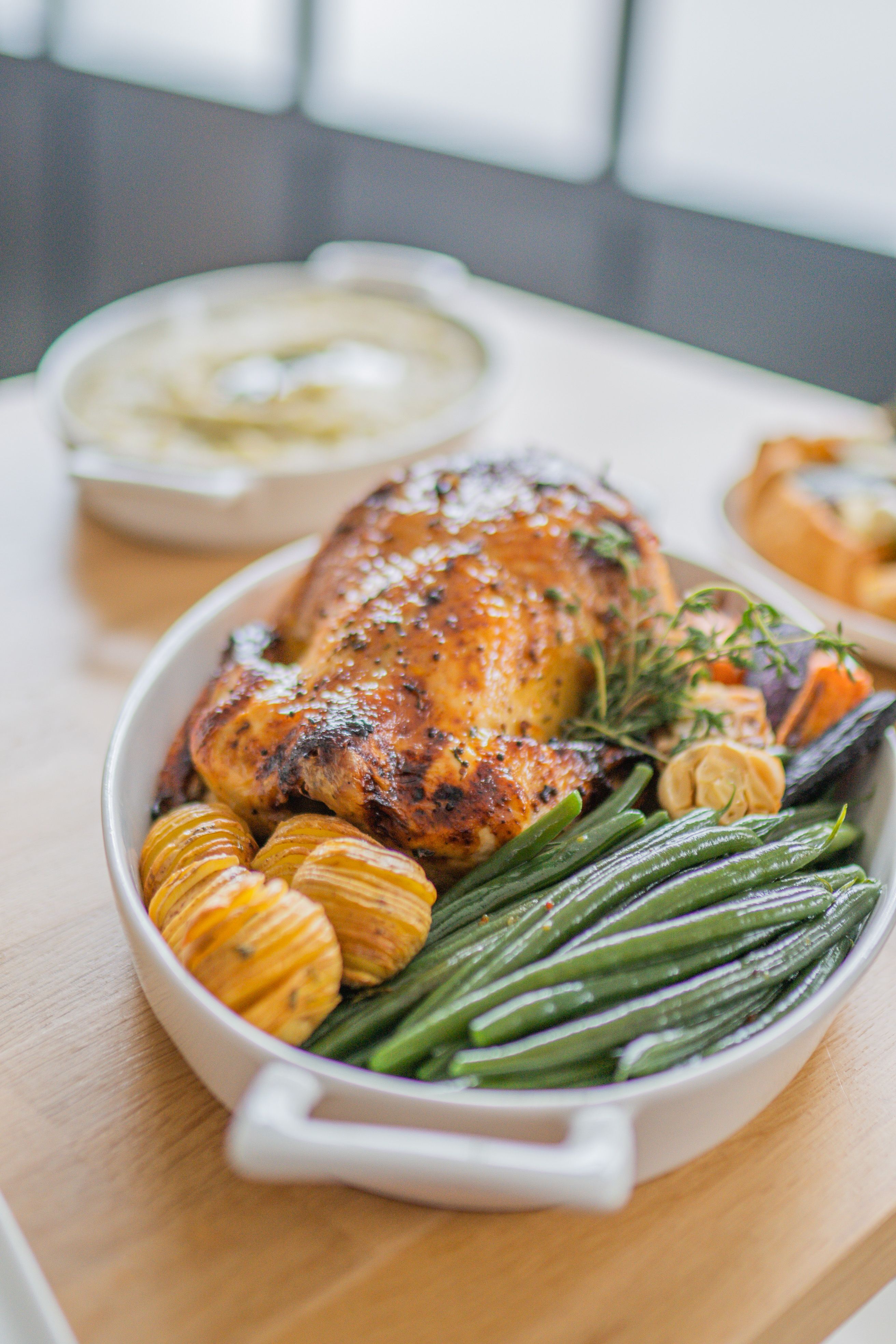 Party menu dish prepared by personal chef